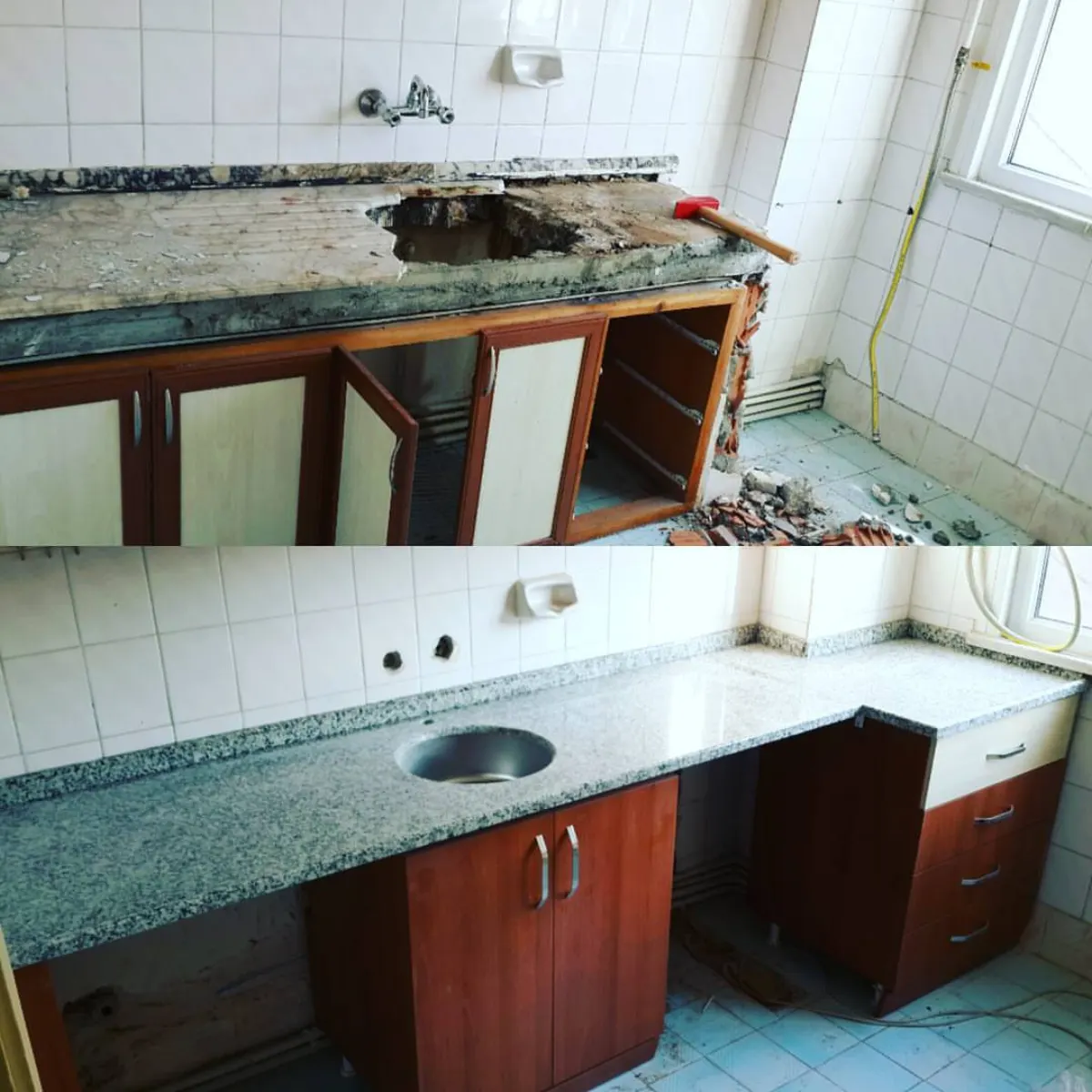 Lake Boya & Yenileme — Tadilat zamanı eski ve yeni  hali